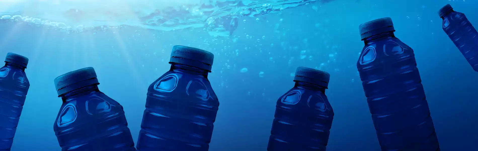 Various PET Water Bottles